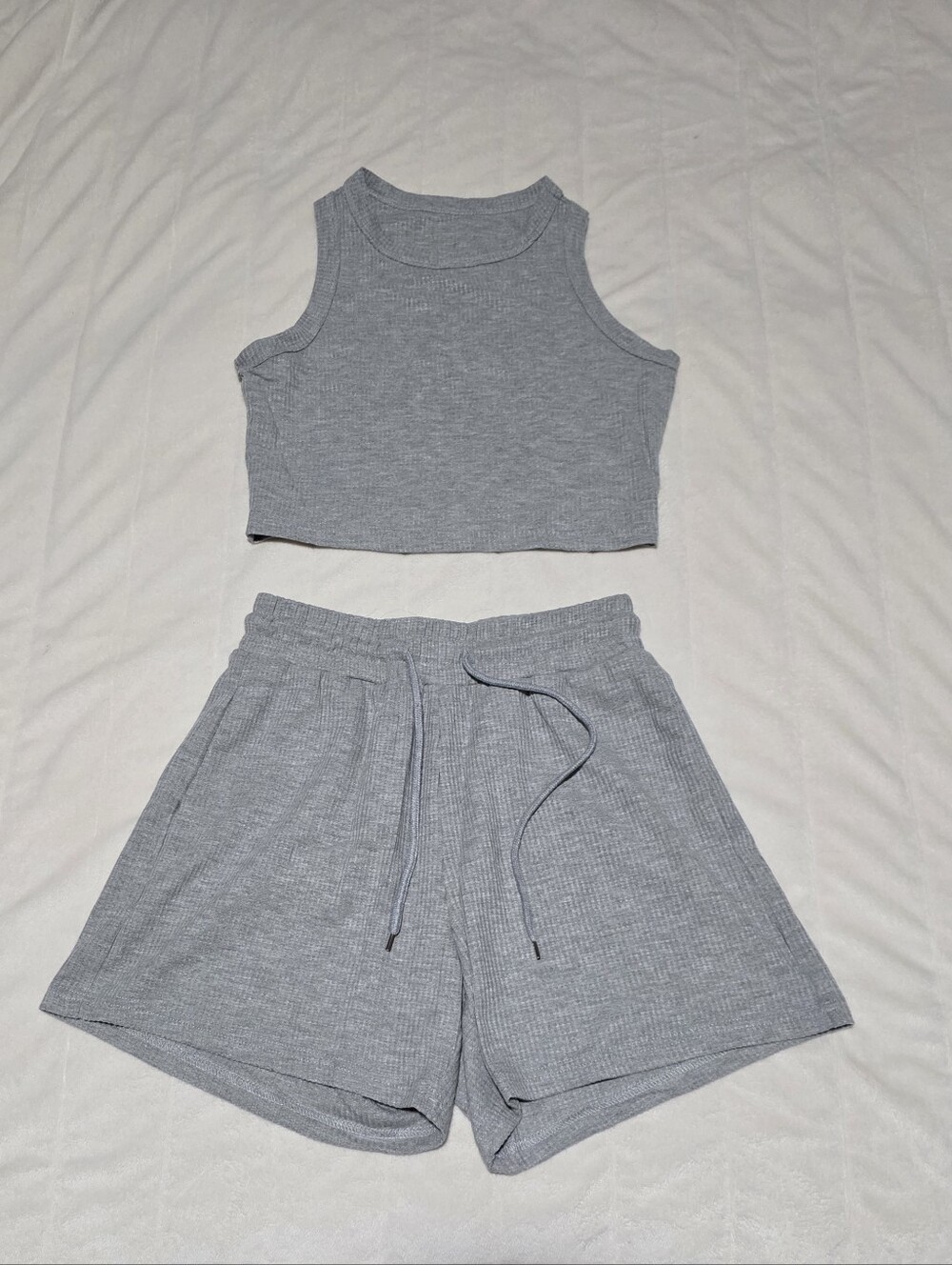 Waffle knit lounge/pj set. Size S